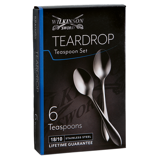 Teardrop 6 Piece Teaspoon Set