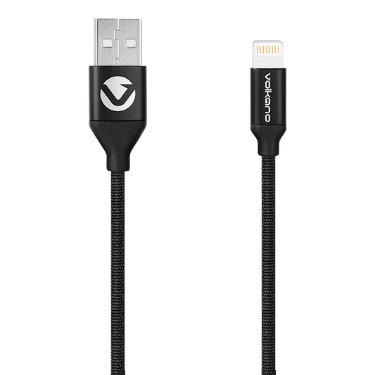 Volkano Weave Series MFI Lightning Cable 3m