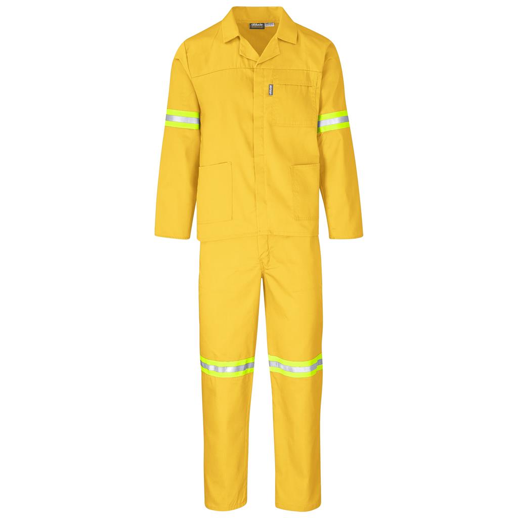 Yellow full-body sports kit