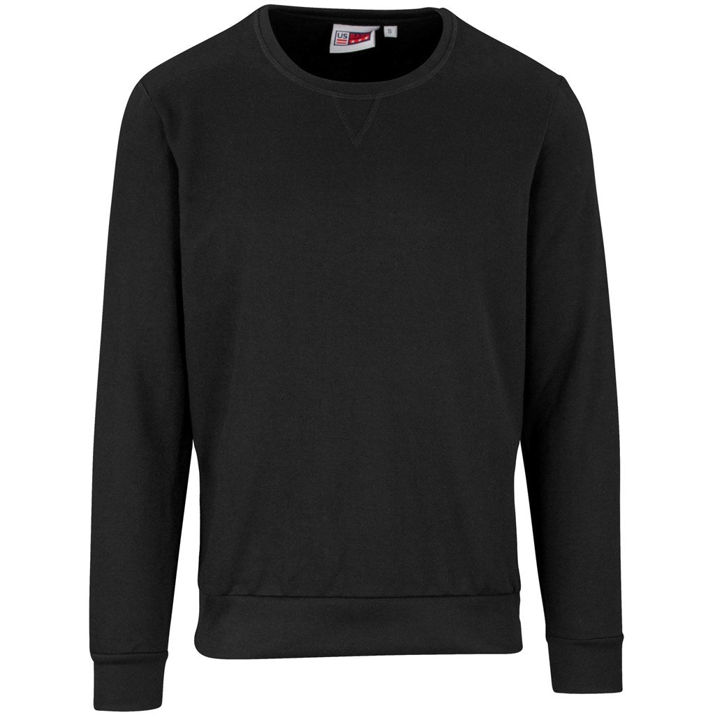 Black sweatshirt on a white background