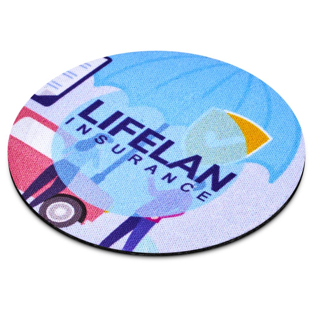 Pre-Printed Sample Hoppla Cuppa Neoprene Car Cup Coaster