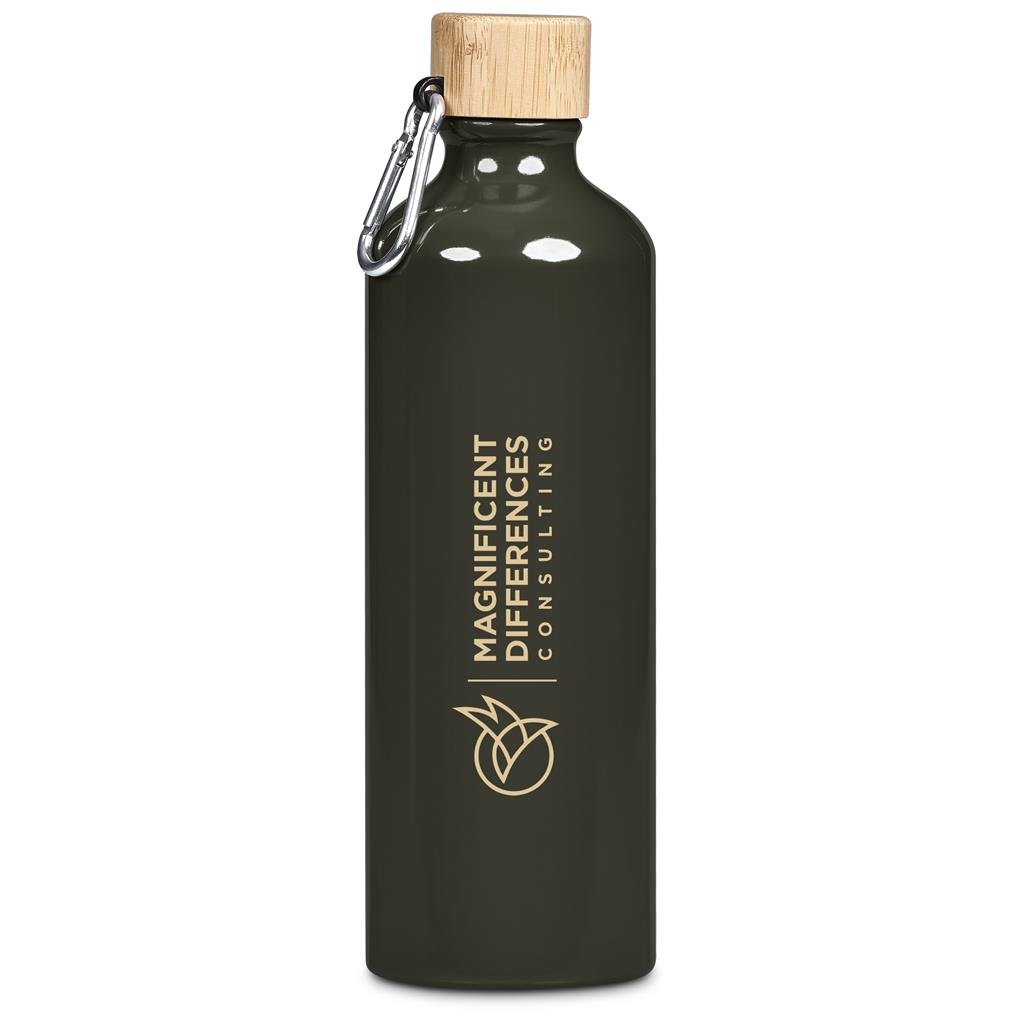 Serendipio Origen Aluminium & Bamboo Water Bottle – 750ml