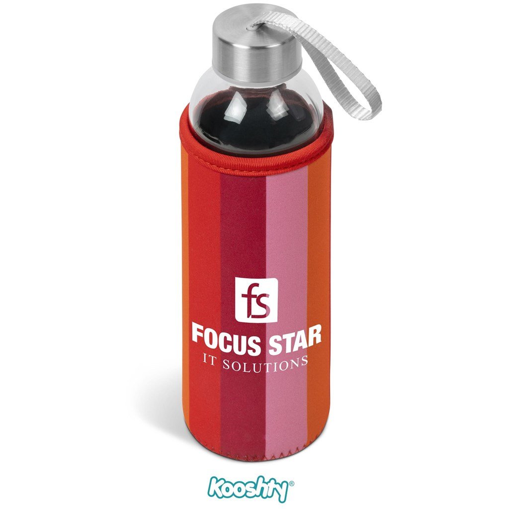 Kooshty Quirky Glass Water Bottle - 500ml