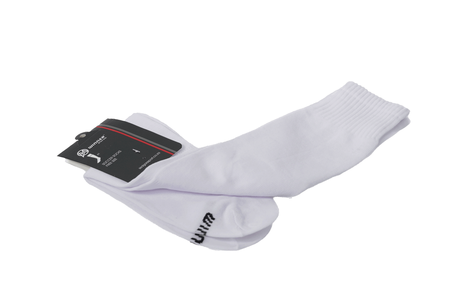 Winner Soccer Socks White