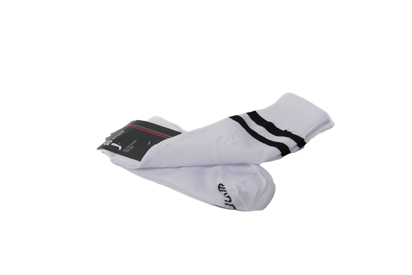 Winner Soccer Socks White&black