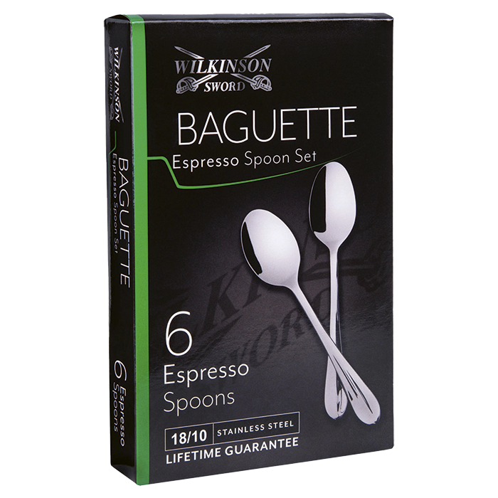 Baguette 6 Piece Espresso Set