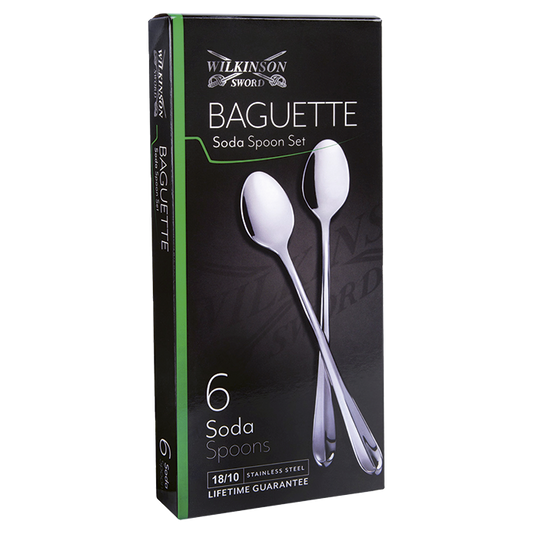 Baguette 6 Piece Soda Spoon Set