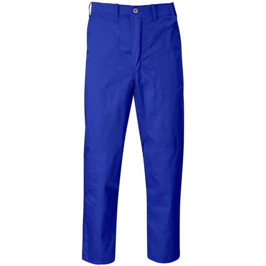 Blue pants on a white background

