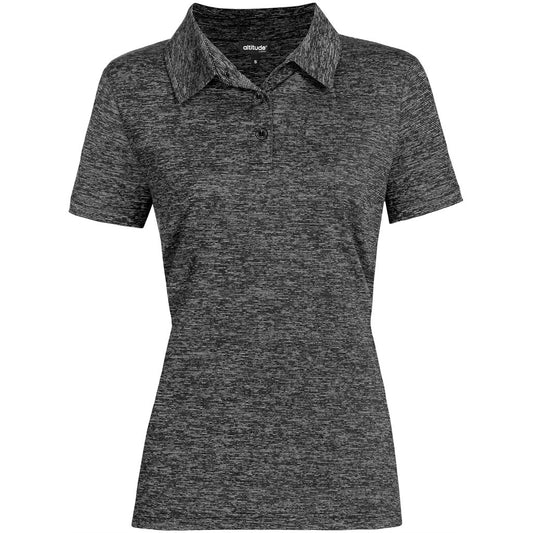 Gray polo shirt on a white background

