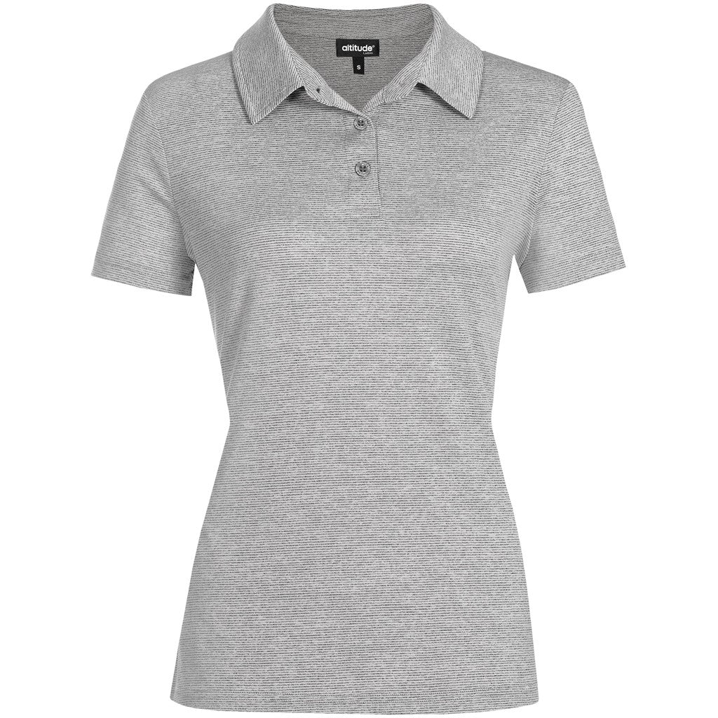 Gray polo shirt on a white background


