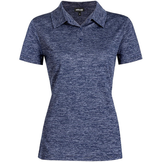 Blue polo shirt on a white background

