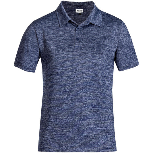 Blue polo shirt on a white background

