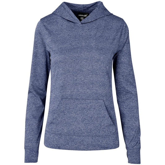 Blue hoodie on a white background

