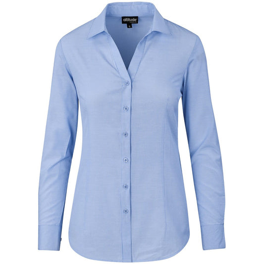 Light blue shirt on a white background with 'obtude' branding.

