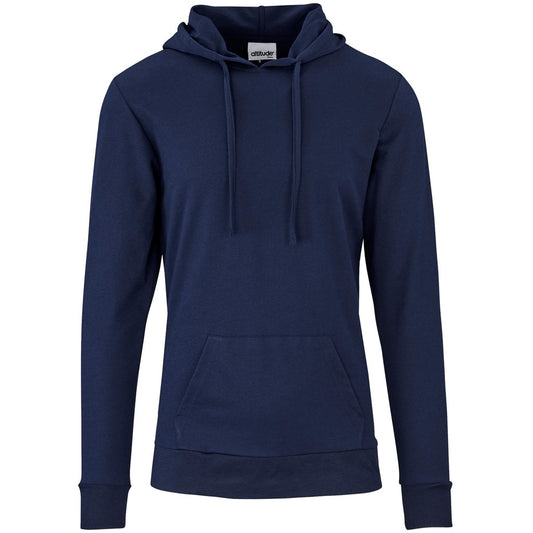 Navy blue hoodie on a white background

