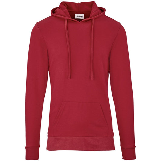 Red hoodie on a white background

