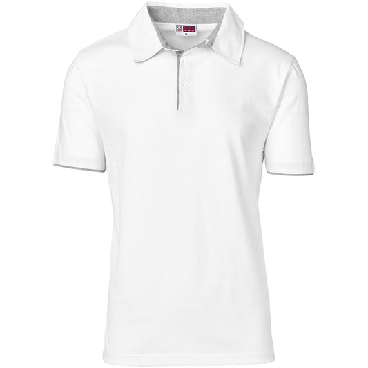 White polo shirt on a white background

