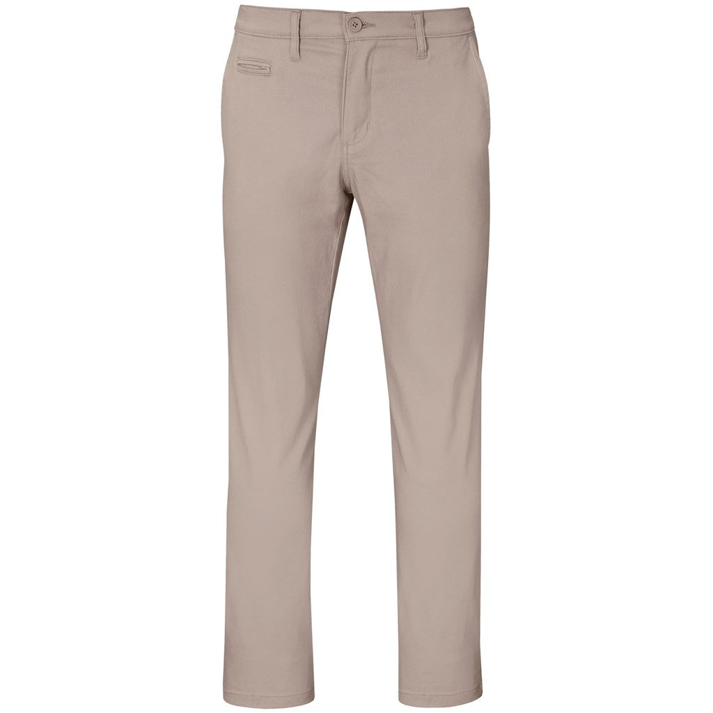 Beige pants on a white background

