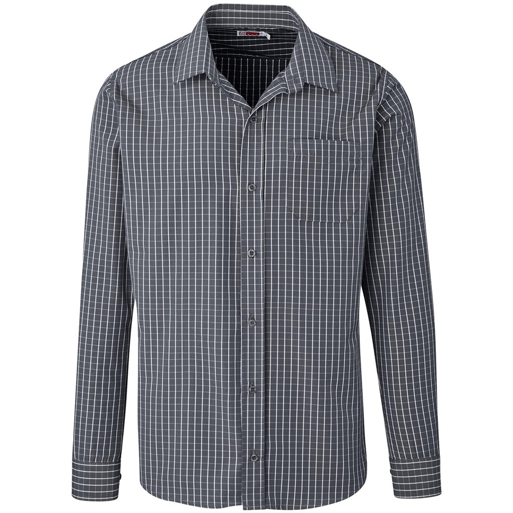 Checkered shirt on a white background

