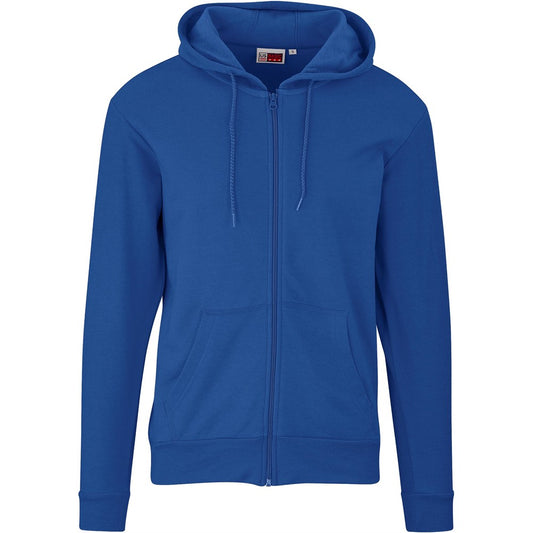 Blue hoodie on a white background

