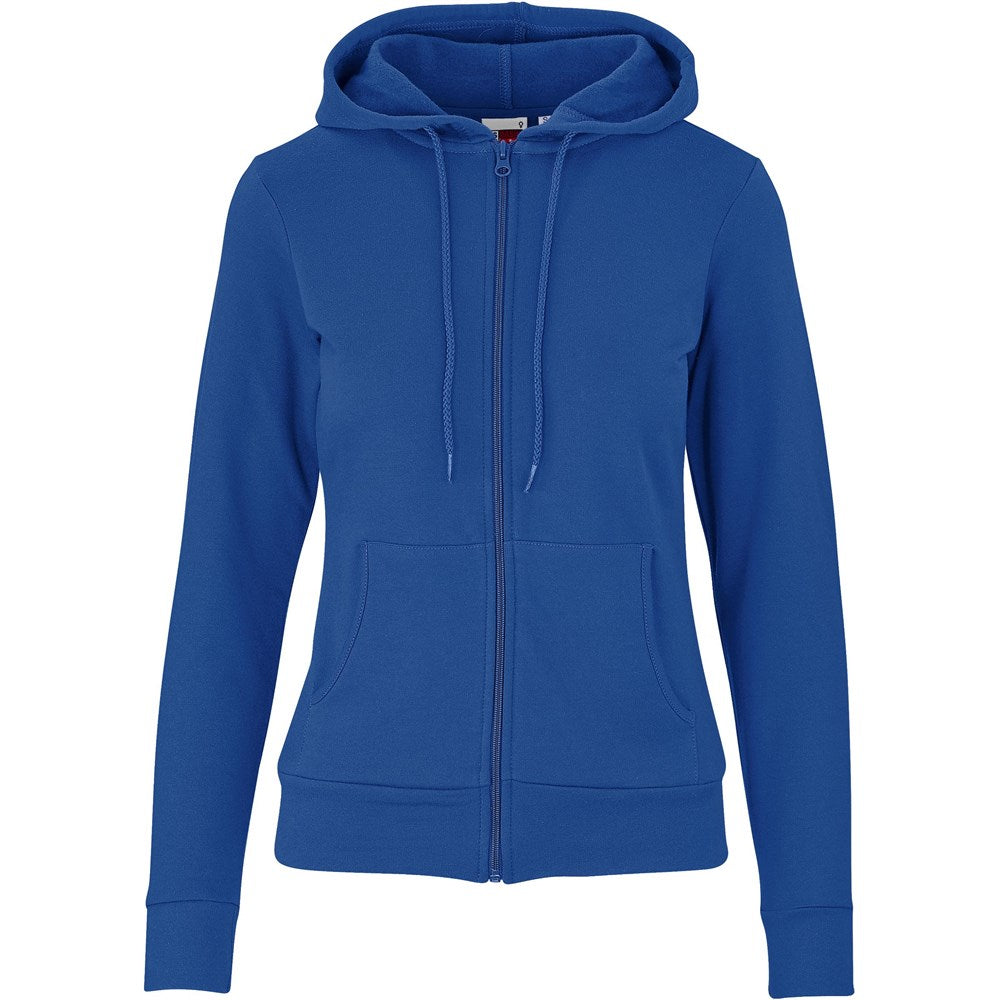 Blue hoodie on a white background

