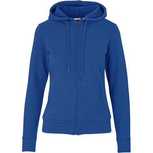 Blue hoodie on a white background

