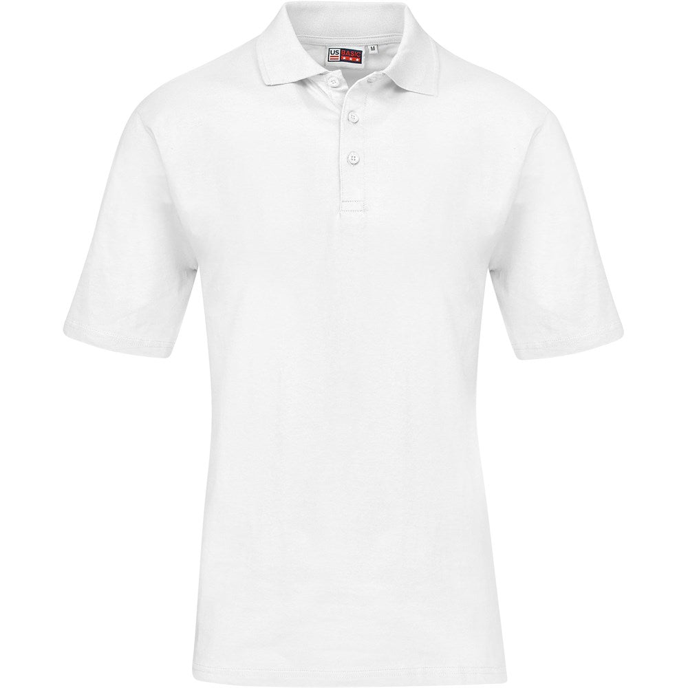 White polo shirt on a white background

