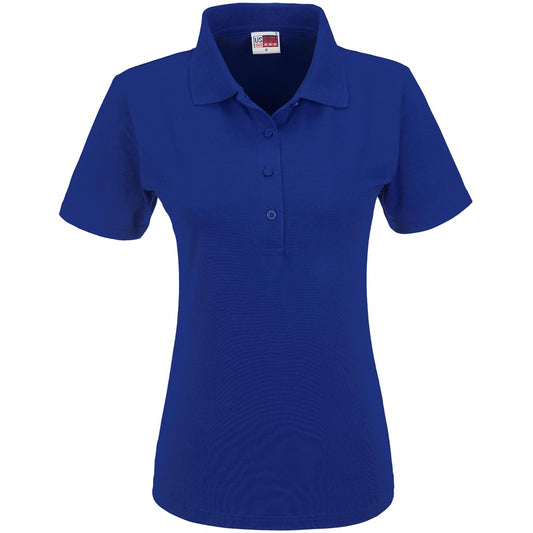 Blue polo shirt on a white background

