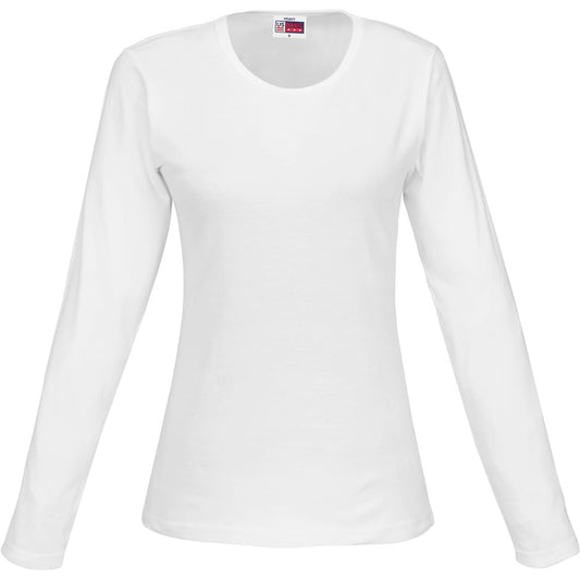 White long-sleeve shirt on a white background


