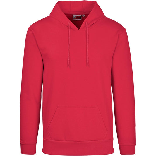 Red hoodie on a white background

