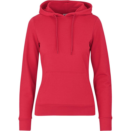 Red hoodie on a white background

