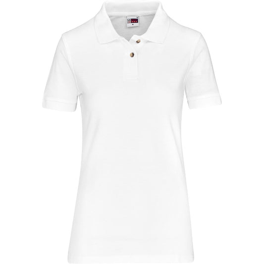 White polo shirt on a white background

