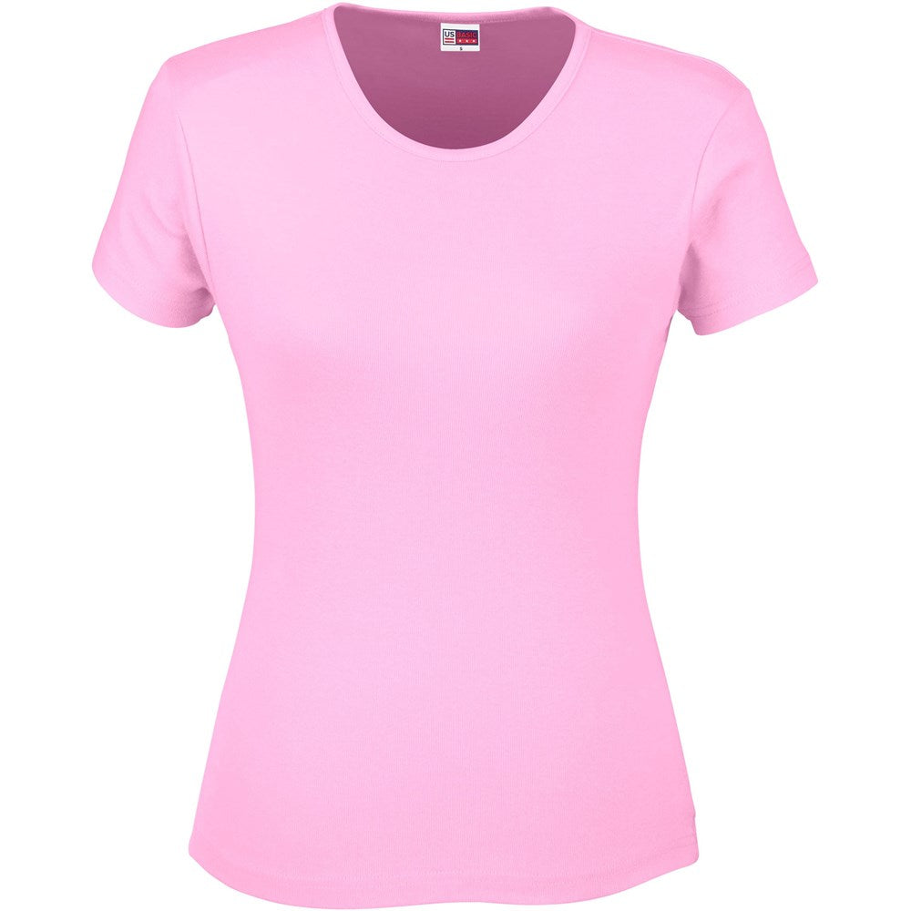 Pink t-shirt on a white background

