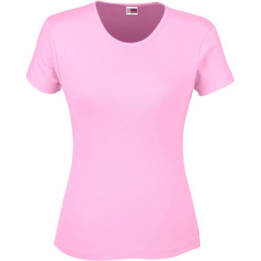 Pink t-shirt on a white background


