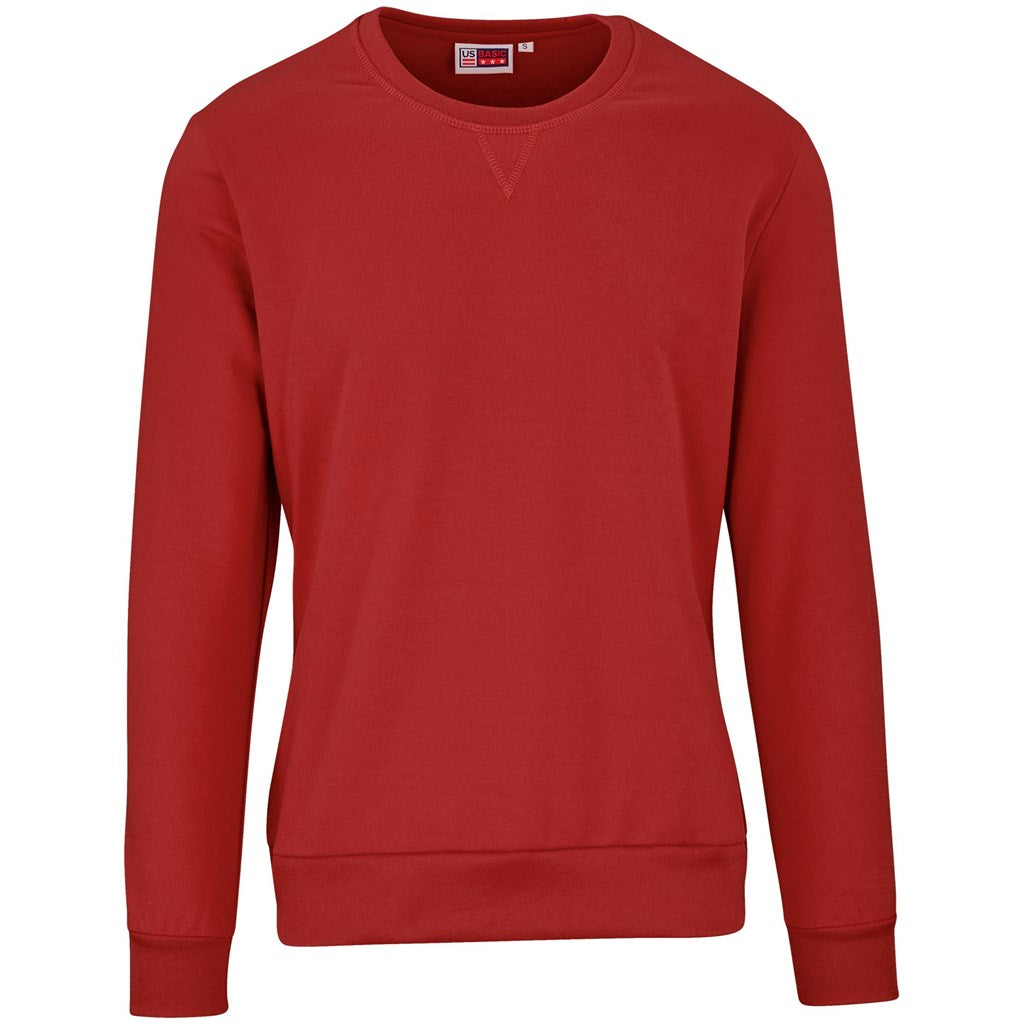 Red sweatshirt on a white background

