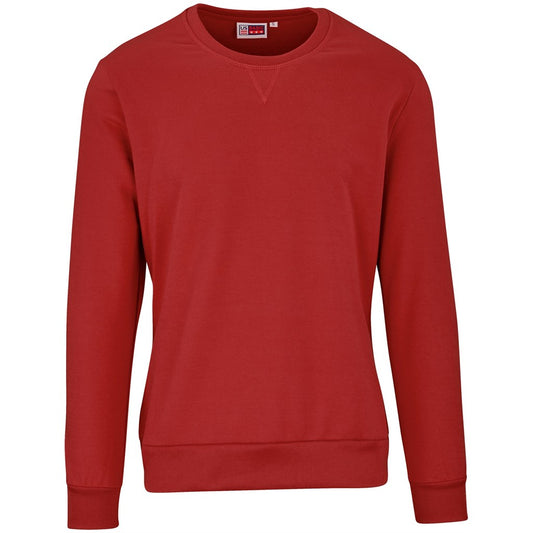 Red sweatshirt on a white background

