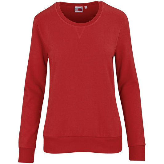 Red sweatshirt on a white background

