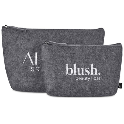 Okiyo Kesho Recycled PET Felt Mini Cosmetic Bag