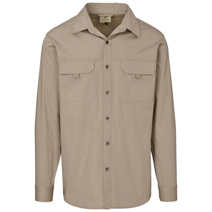 Mens Long Sleeve Mawenzi Twill Shirt