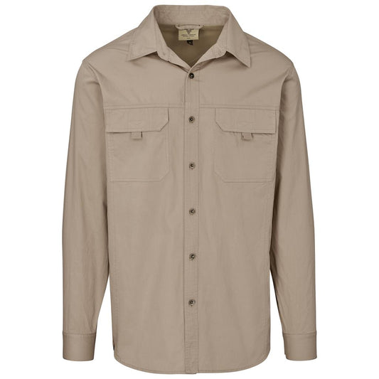 Mens Long Sleeve Mawenzi Twill Shirt