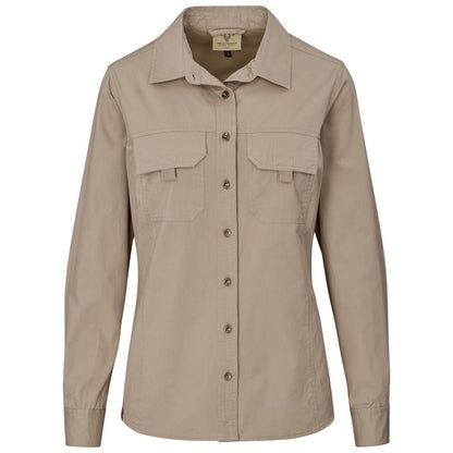 Ladies Long Sleeve Mawenzi Twill Shirt