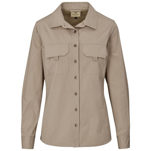 Ladies Long Sleeve Mawenzi Twill Shirt