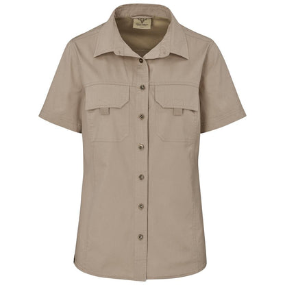 Ladies Short Sleeve Mawenzi Twill Shirt