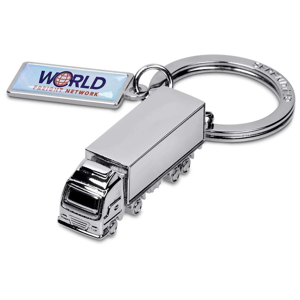 Serendipio Truck Charmed Keyholder - Silver