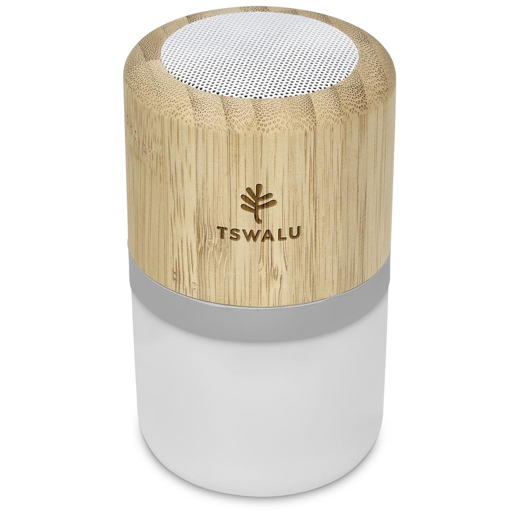 Okiyo Heiwa Bamboo Bluetooth Speaker & Night Light