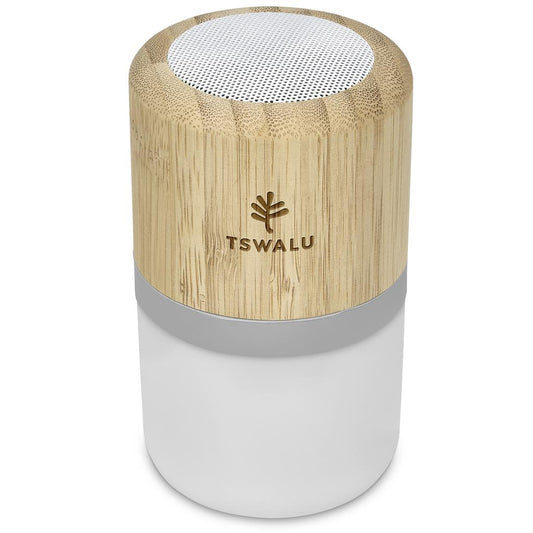 Okiyo Heiwa Bamboo Bluetooth Speaker & Night Light