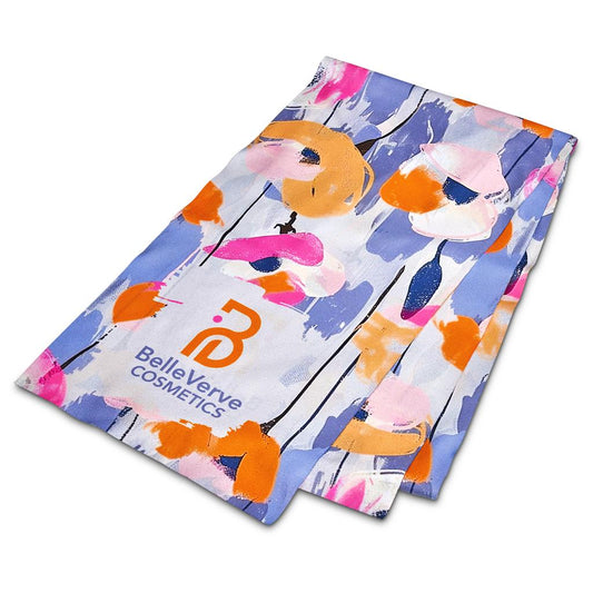 Pre-Printed Hoppla Snuggle Polar Fleece Scarf - Double-Sided Branding