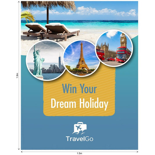 Ovation Sublimated Gazebo 1.5m X 1.5m - Full-Wall  (Excludes Hardware)