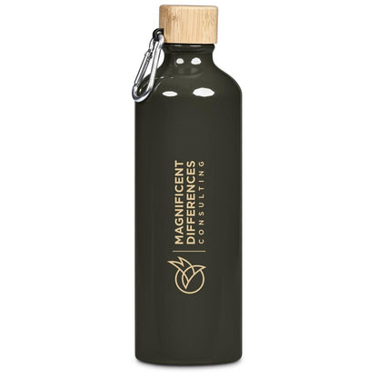 Serendipio Origen Aluminium & Bamboo Water Bottle – 750ml