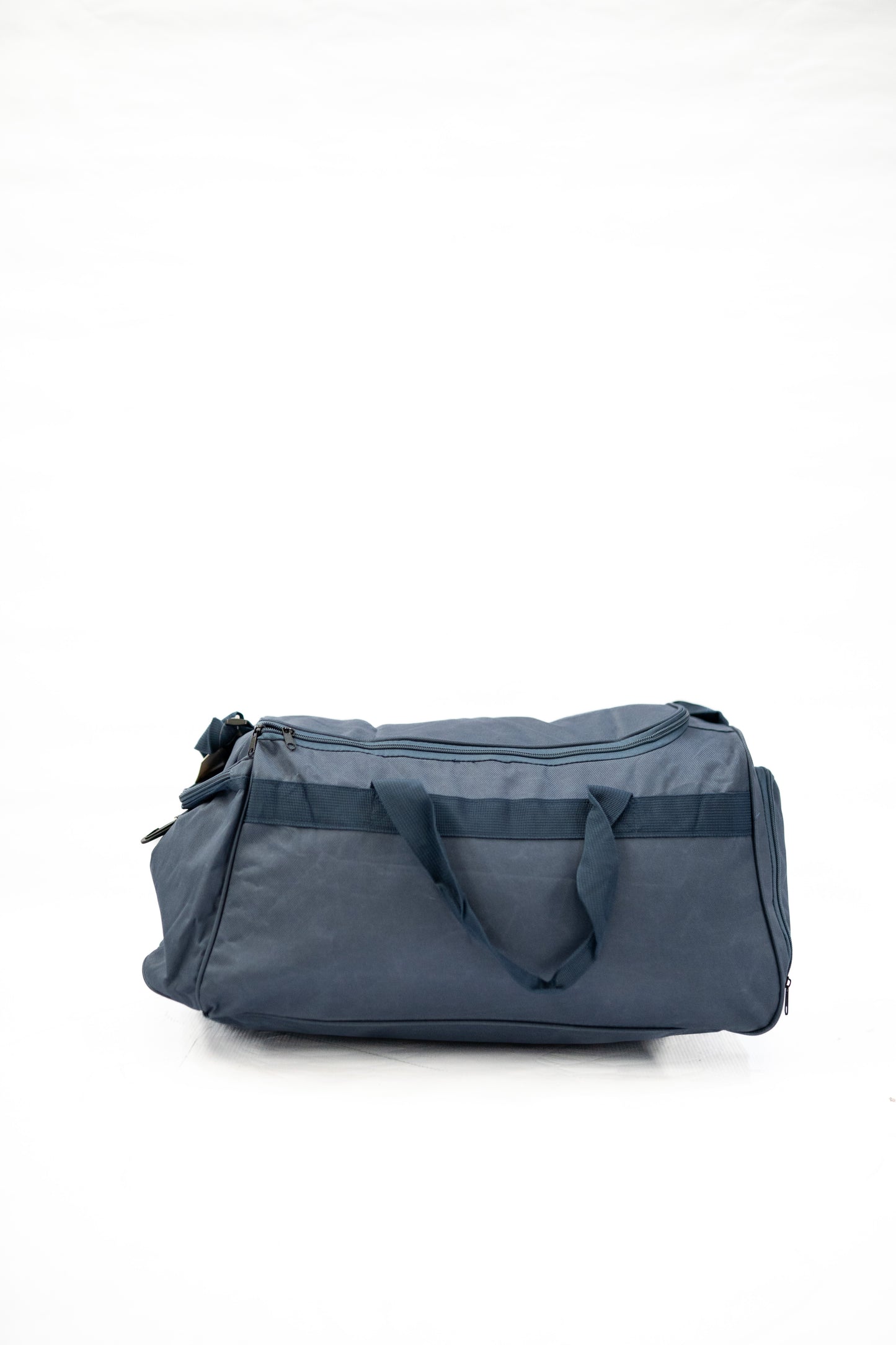 Black clutch bag on a white background

